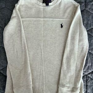 Polo by Ralph Lauren Men's Off-White Crewneck Sweater